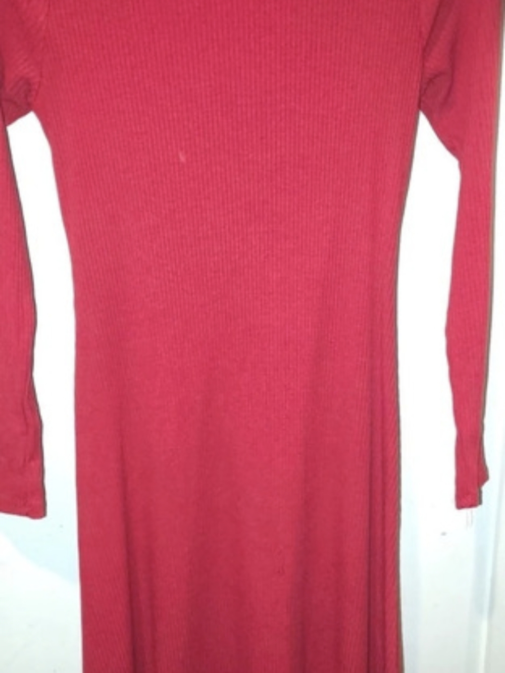 ModCloth Red Midii Dress Size Medium